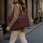 Royal Burgundy Tote Bag - Image 3